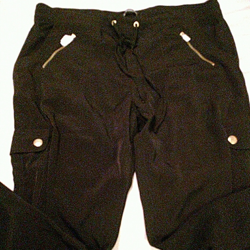 Express black jogger pants